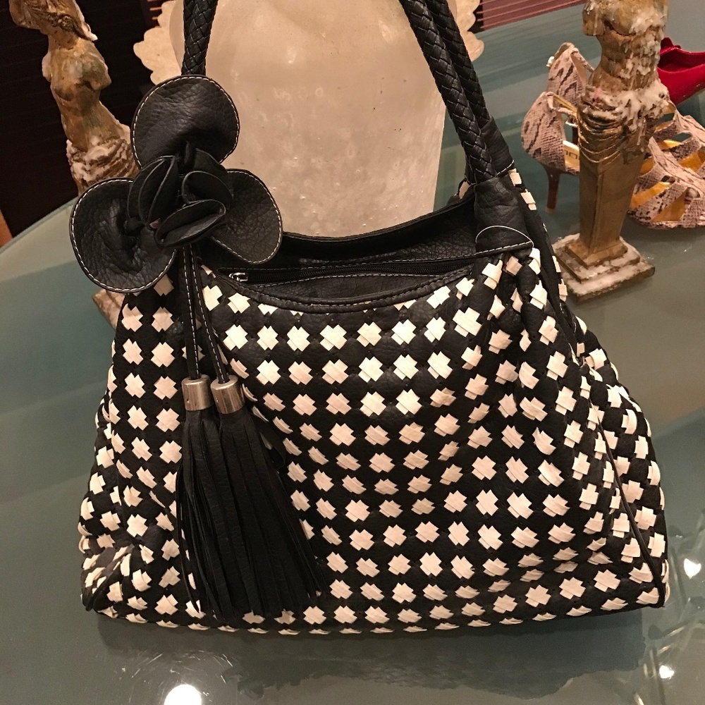 Plaid Flower Bag